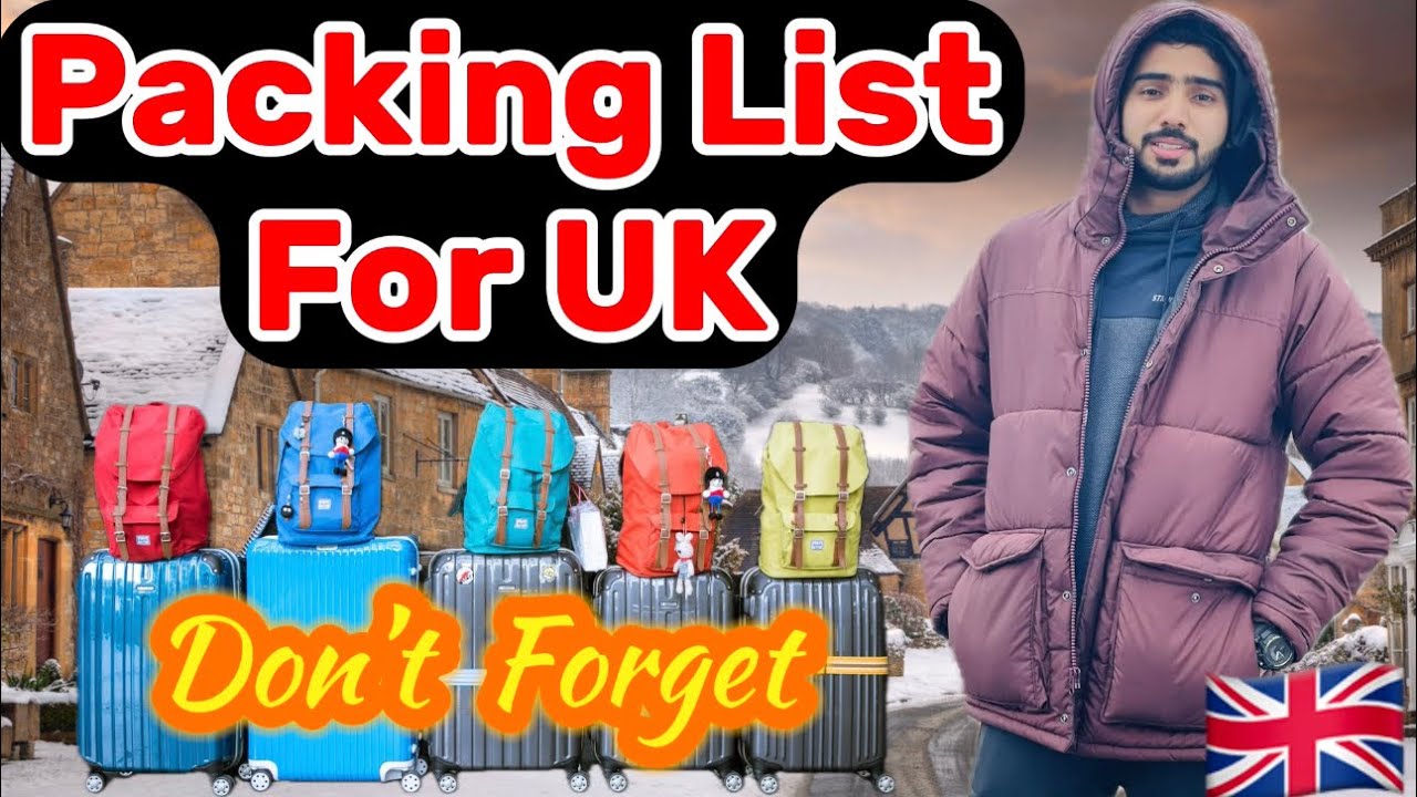 Packing List For UK 🇬🇧 |❌Don’t Forget To Pack These Things|January Intake 2025|