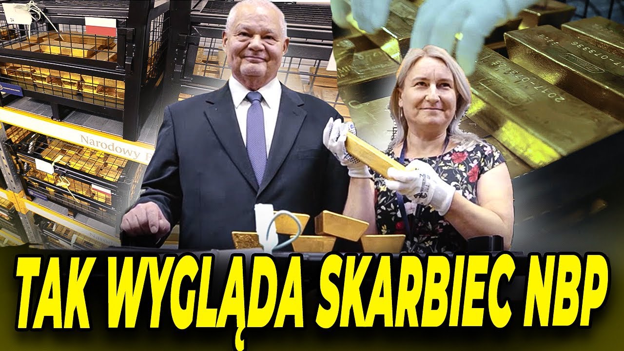Byliśmy w tajnym skarbcu NBP! Tony złota! Każda sztabka warta 5 milionów