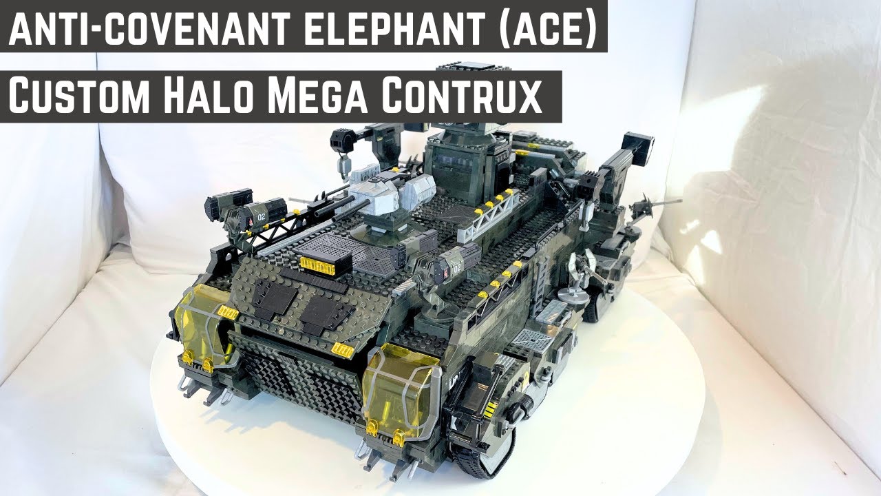 CUSTOM HALO MEGA CONSTRUX BLOKS HALO HEROIC SERIES The ANTI-COVENANT ELEPHANT (ACE)