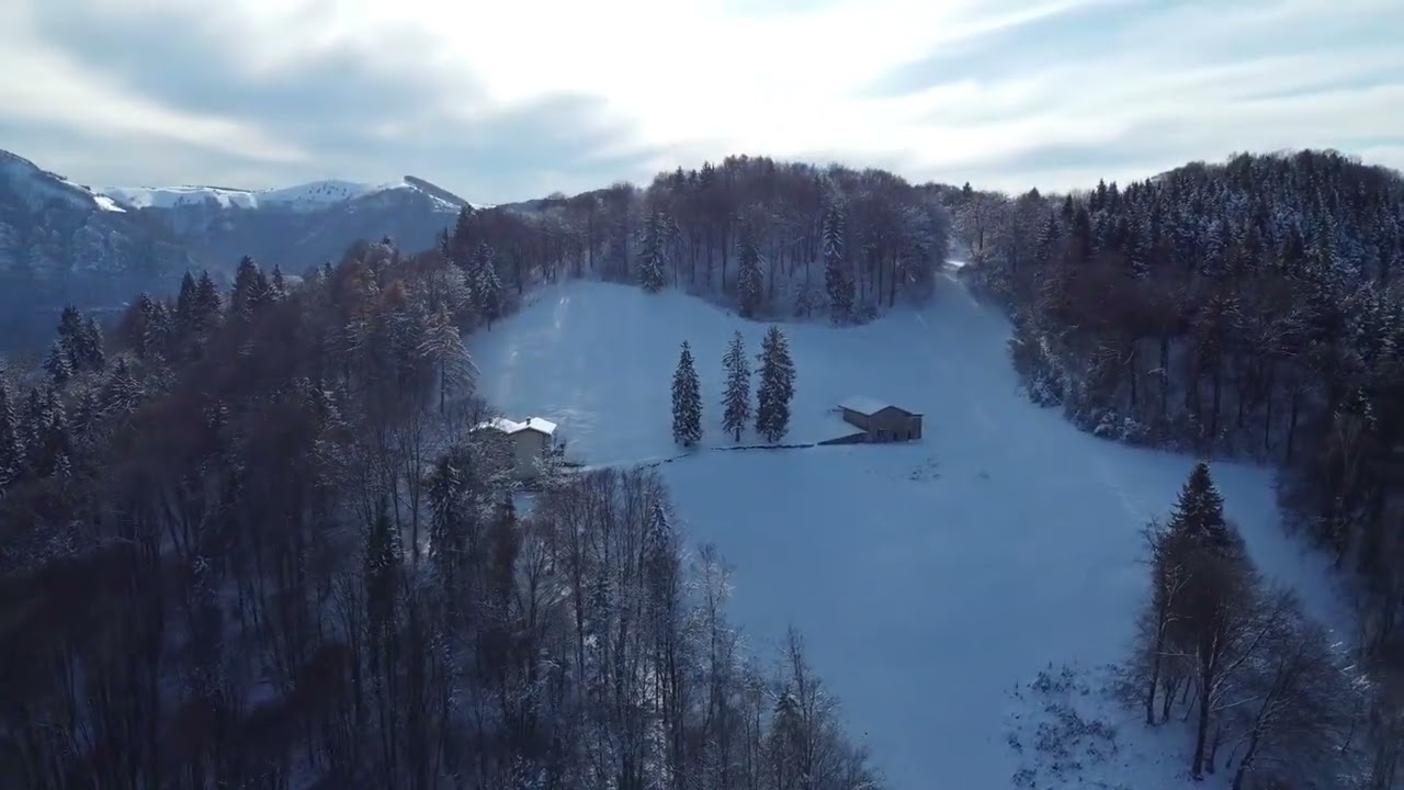 Panorama innevato - Forcella di Ranzanico