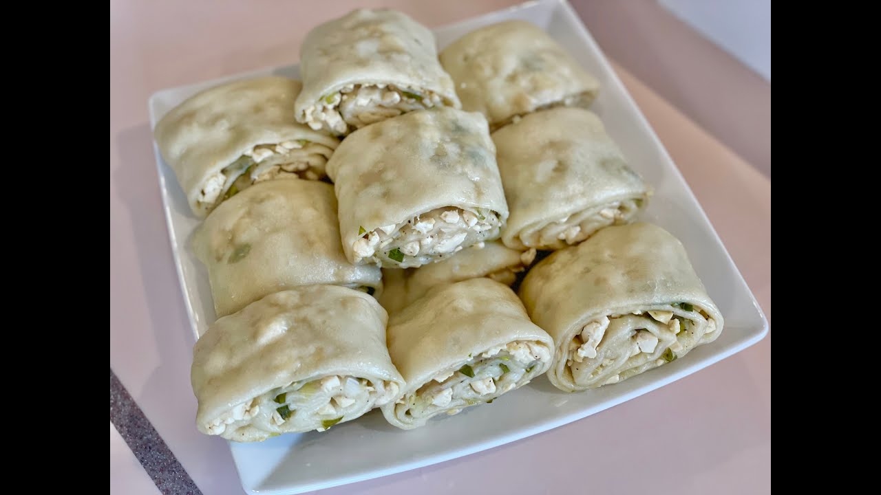Delicious Steamed Tofu Roll  山东美食豆腐卷，煎着吃蒸着吃都是美味