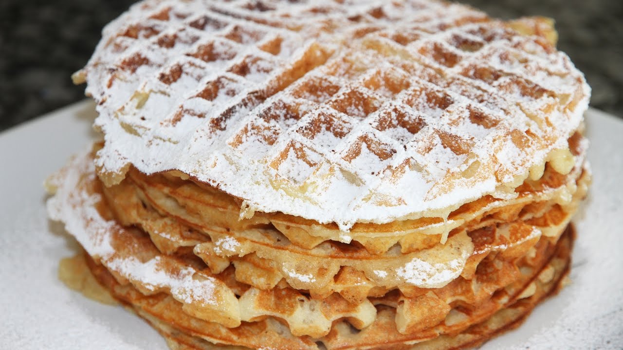 ТВОРОЖНЫЕ ВАФЛИ НА ЗАВТРАК . Cottage Cheese Waffles