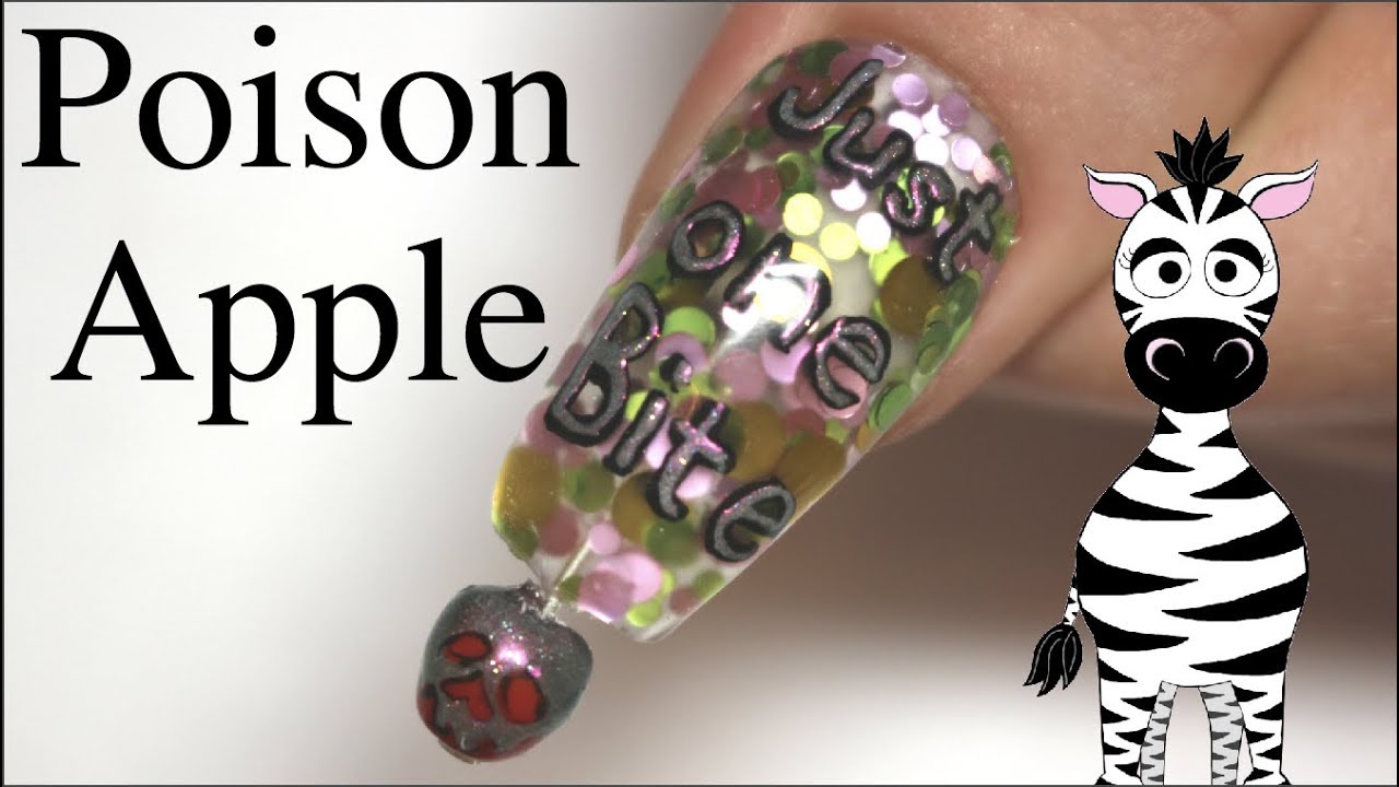 4D Snow White Poison Apple Spinner Polygel Nail Art Tutorial | Beauty Big Bang
