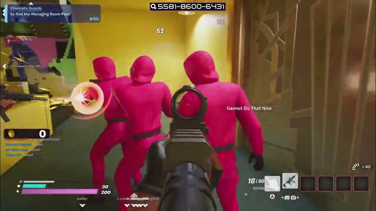 rebelling the guards the sqid game fortnigte