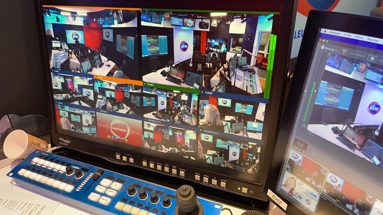 En direct du studio radio RFM