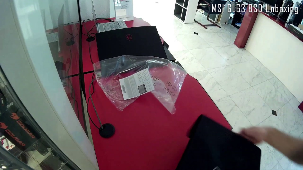 MSI GL63 8SD unboxing