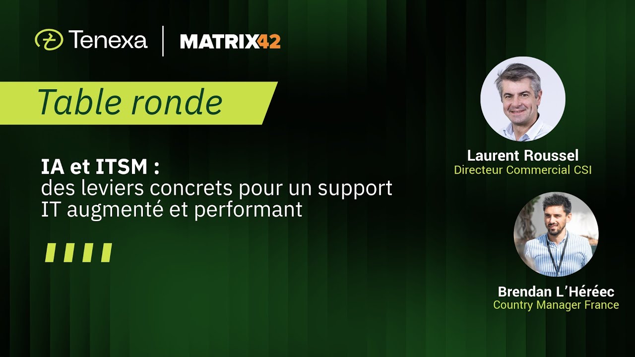 IA et ITSM : des leviers concrets pour un support IT augmenté et performant