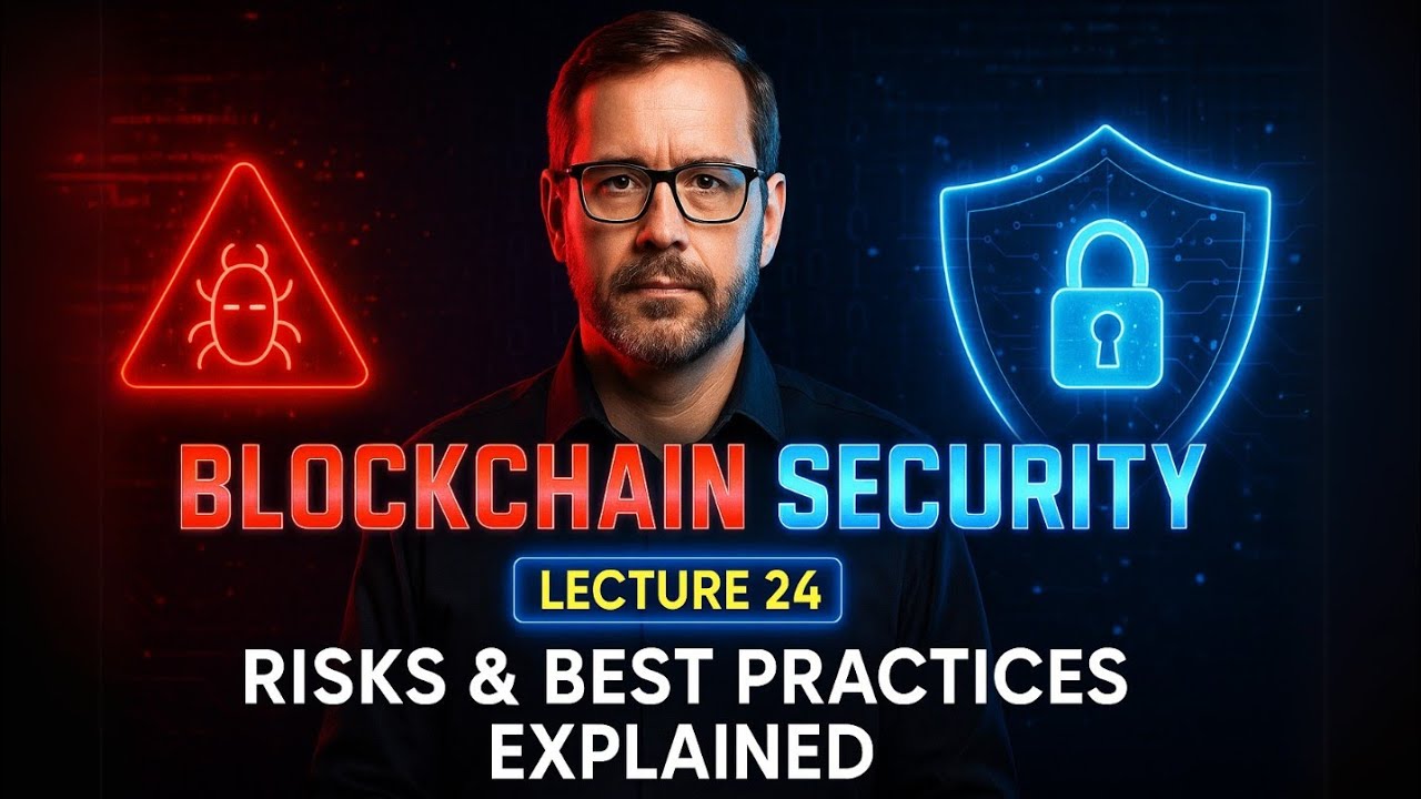 Lecture 24|Blockchain Security - Risks & Best Practices Explained
