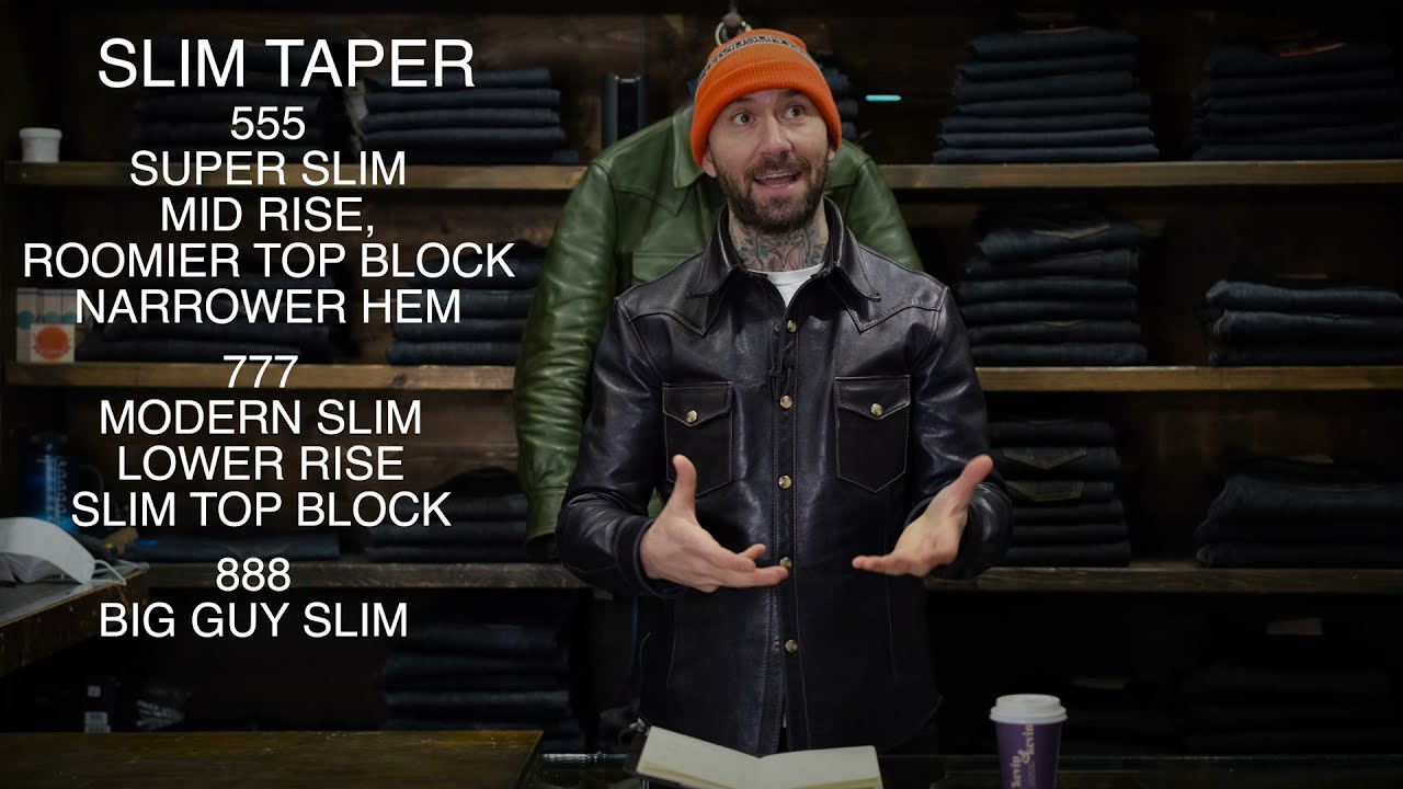Различия в крое джинсов Iron Heart Selvedge 555, 634, 666, 777, 888, 1955