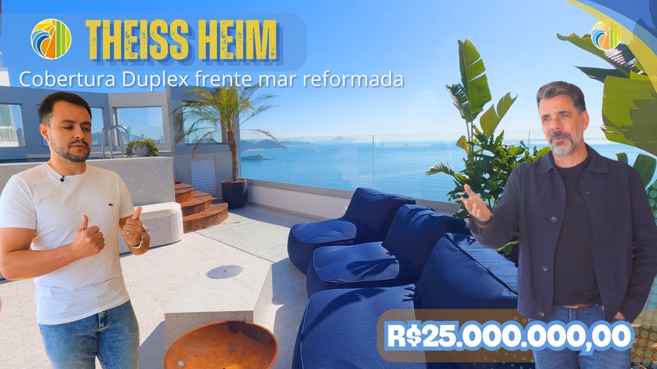 Theiss Heim, Cobertura Duplex com piscina, recém super reformada.