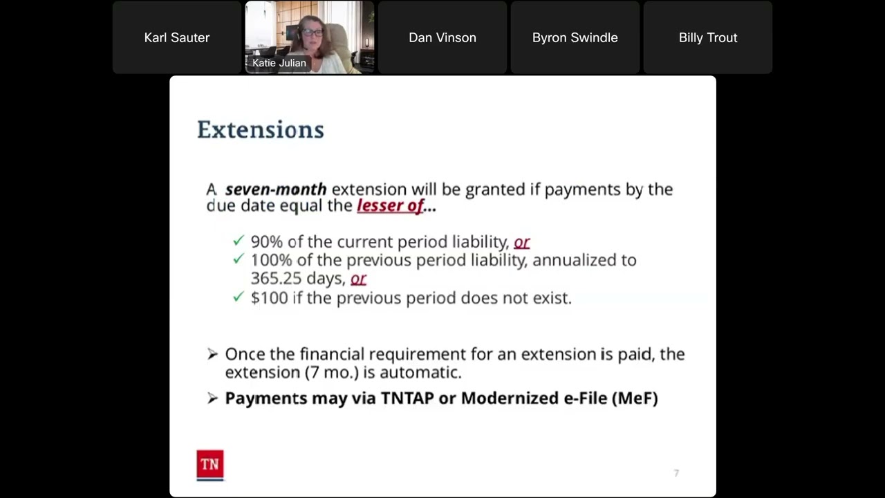 Filing the F&E Tax Return