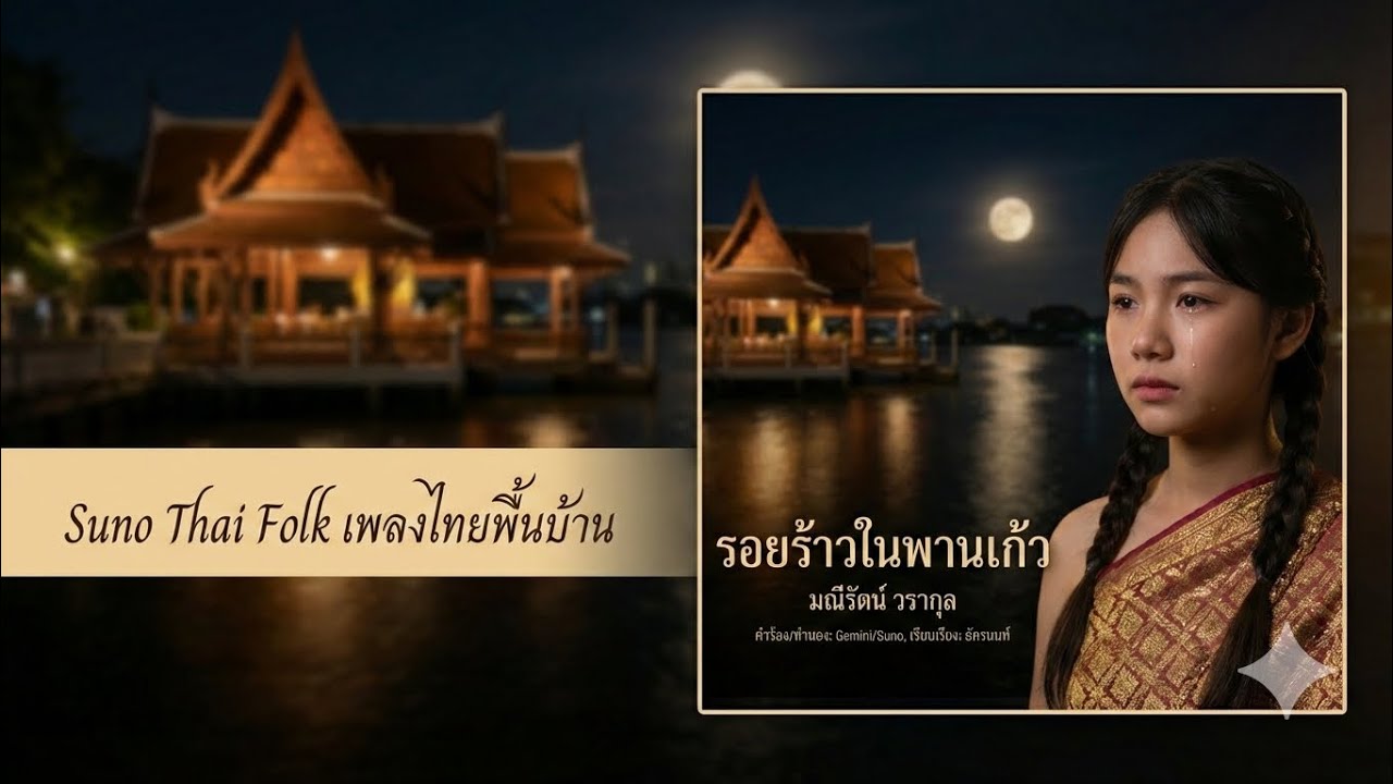 🎶รอยร้าวในพานแก้ว – บทเพลงแห่งความช้ำที่พังทลาย🎶 - มณีรัตน์ วรากุล | Thai 【Official】