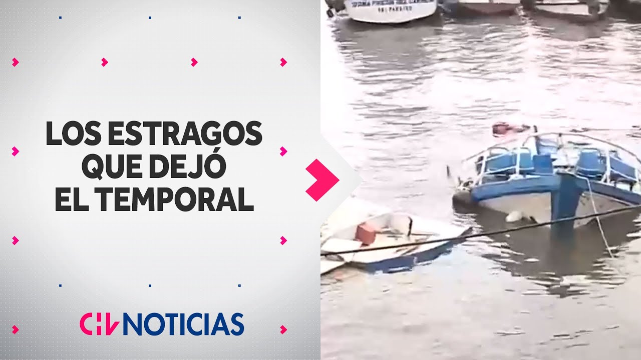 Las GRAVES CONSECUENCIAS que dejó el temporal de lluvia y viento en la zona central - CHV Noticias
