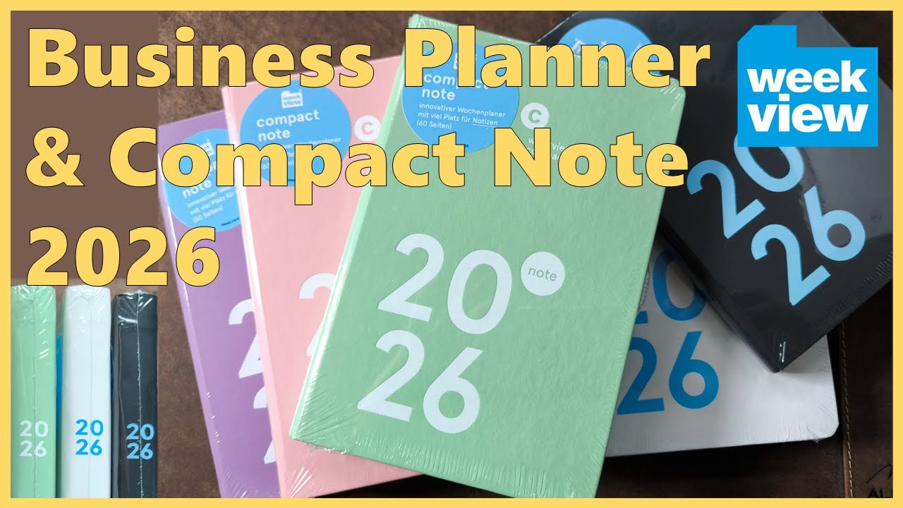 #221 weekview Business Planner 2026 & Compact Note 2026 – Planung & Produktivität im Alltag