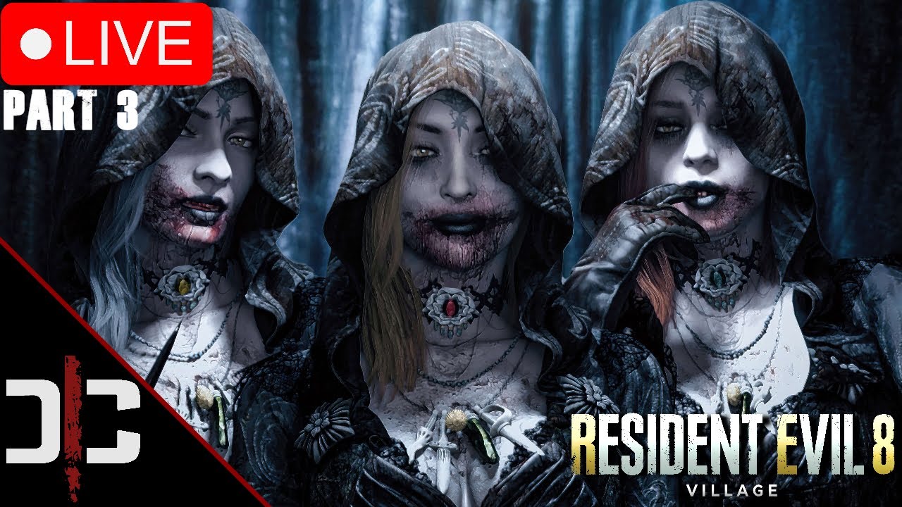 🔴LIVE - Resident Evil Requiem Waiting Room - Resident Evil 8 Village - Part 3 Playthrough