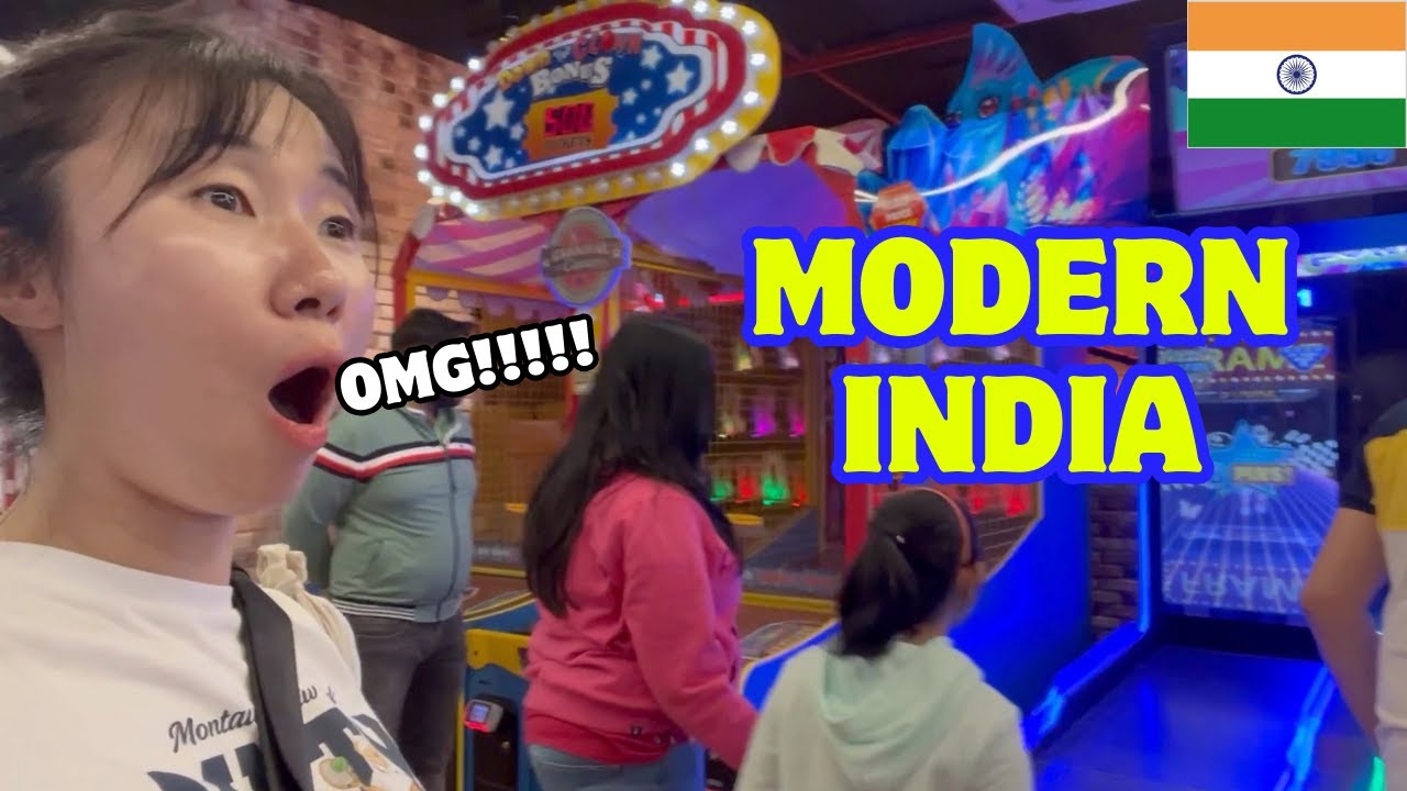 Кореец пробует современную Индию🇮🇳🇰🇷: исследуем Cyber ​​City и Ambience Mall в Гургаоне!