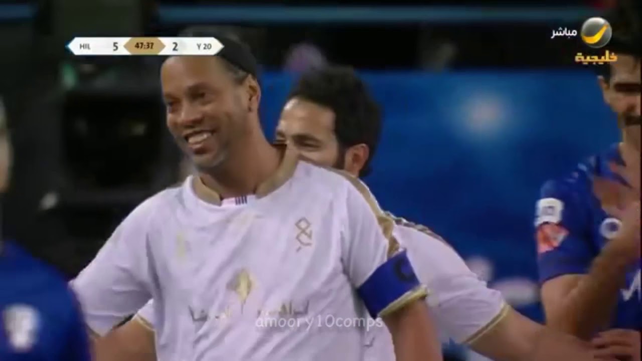 لمسات عموري في مباراة اعتزال ياسر القحطاني امام الهلال 1/12/2019