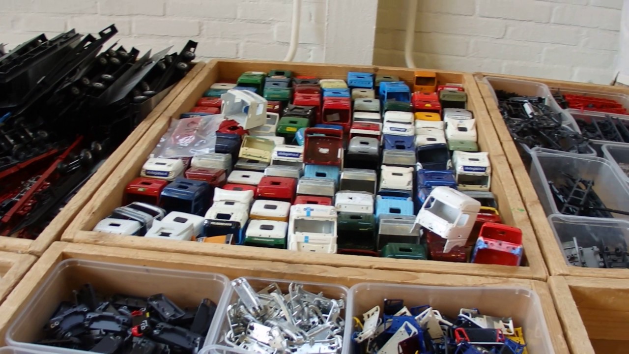 millions of scale model truck parts , Tekno Event 2017 , DIY or Diorama