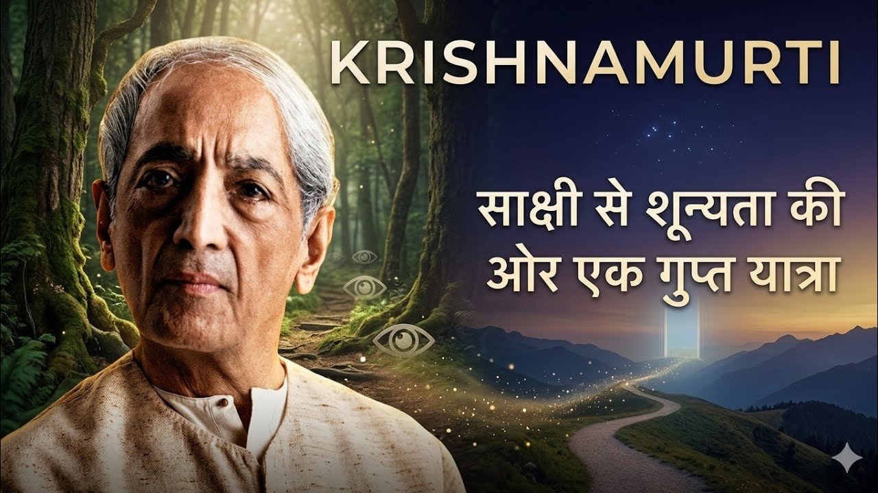Krishnamurti Explained: From Witnessing the Mind to Absolute Emptiness