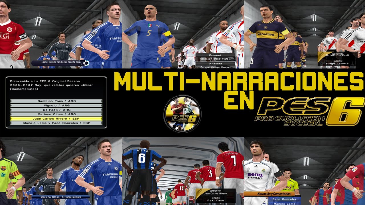 MULTINARRACIONES EN PES 6 - TUTORIAL