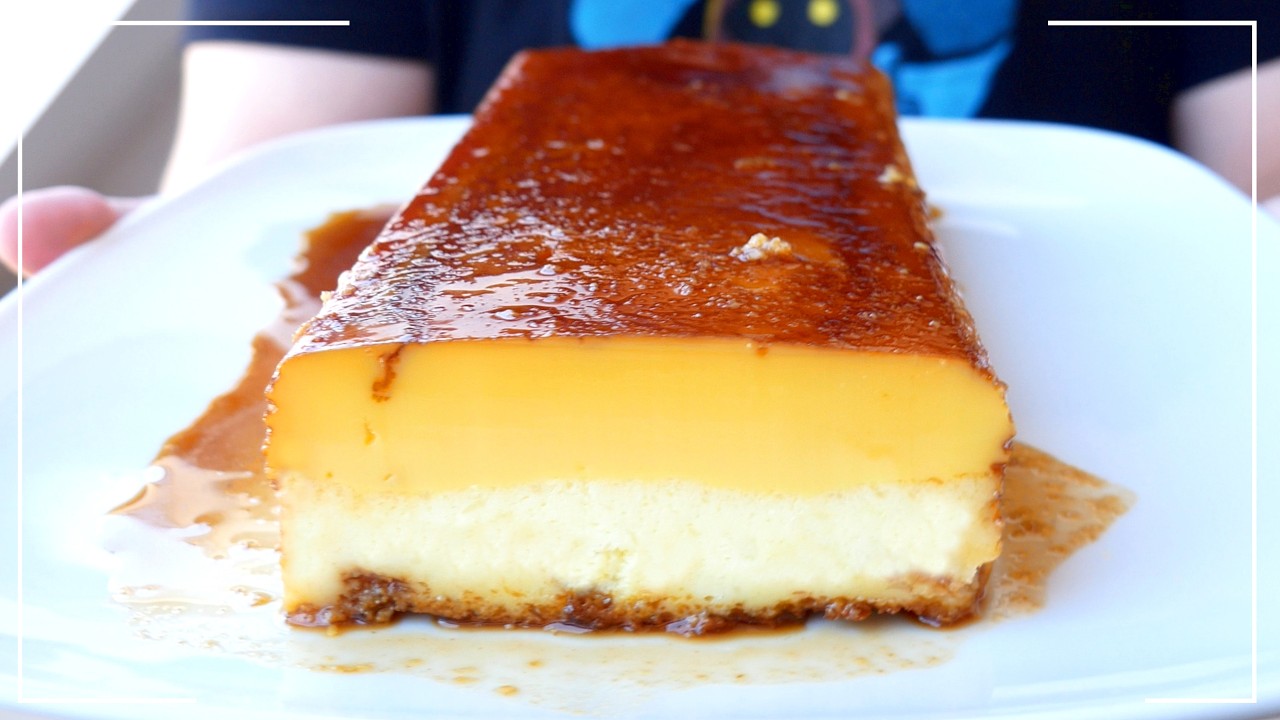 La TARTA de QUESO con 2 SABORES Más Fácil y DELICIOSA de queso y tocinillo (Sin HARINA)
