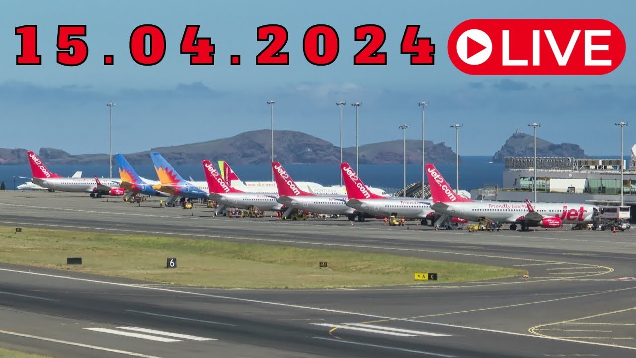 LIVE Embraer KC390 ACTION From Madeira Island Airport 15.04.2024
