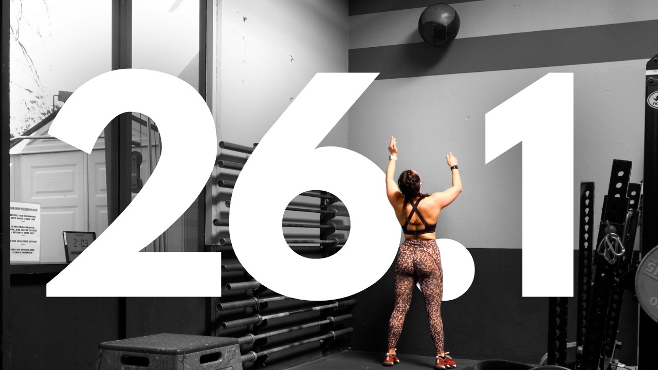 An average athlete takes on CrossFit Open 26.1! (Full Workout)