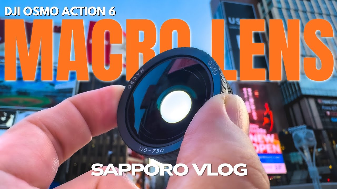 [DJI OSMO ACTION 6] Быстрый VLOG со специальным макрообъективом