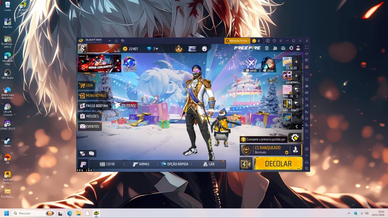CONFIGURAÇÃO DO EMULADOR BLUESTACKS 5 !!