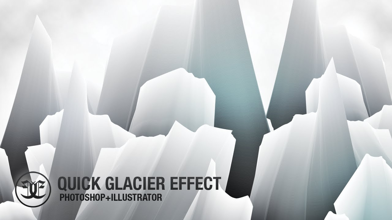 Photoshop + Illustrator Tutorial: Quick Glacier Effect