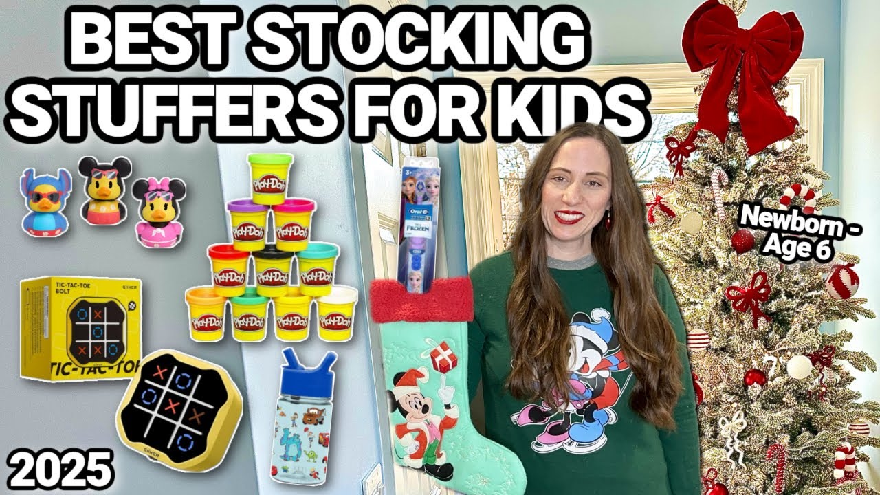 WHAT I GOT MY KIDS FOR CHRISTMAS - STOCKING STUFFER Gift Guide for Newborn to 6 Years Old