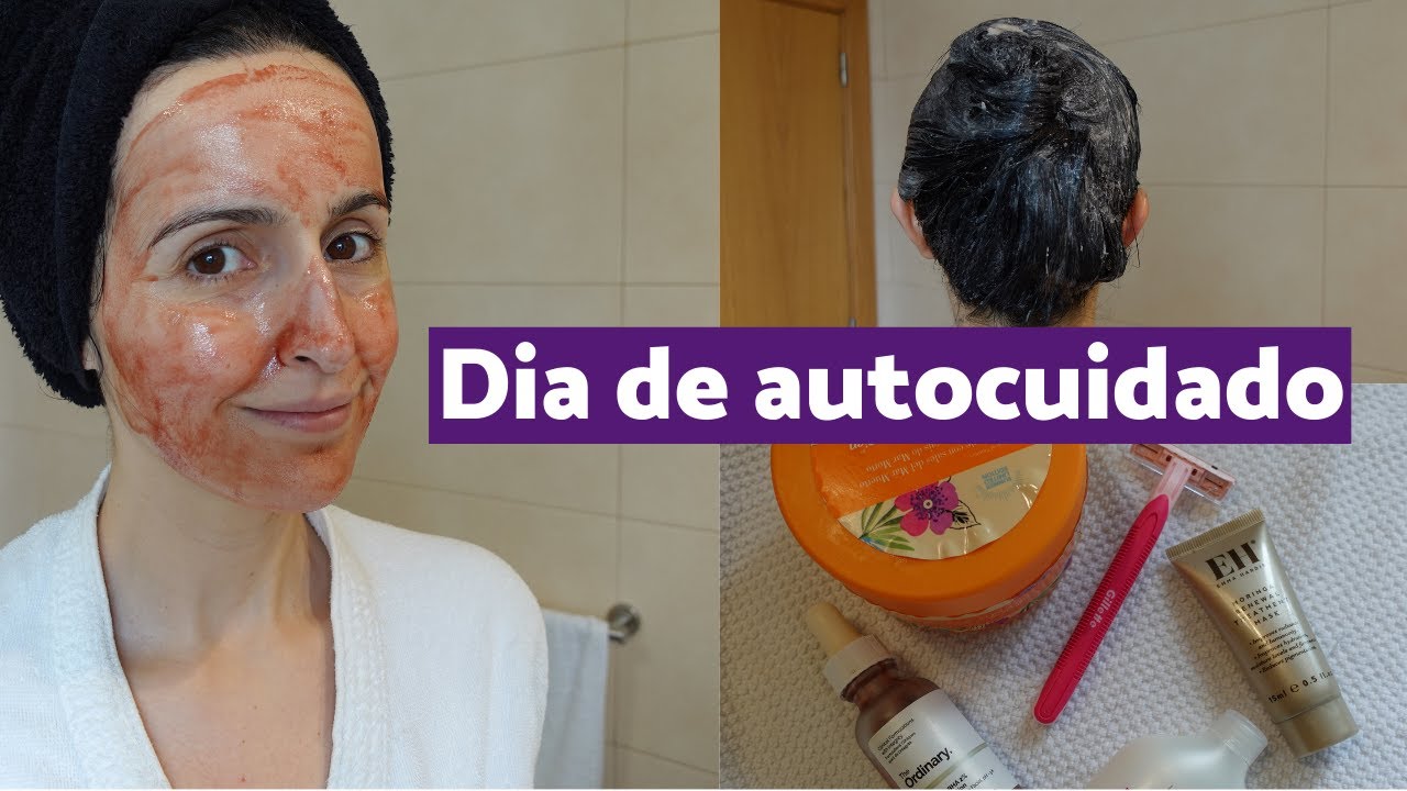 Dia de autocuidado: coloração cabelo, peeling solution + chá na casa de banho | Luciana Ferreira