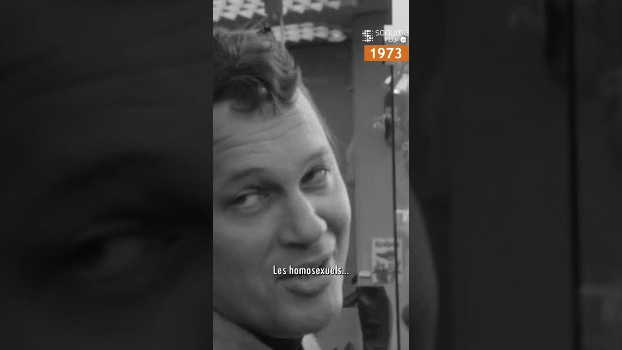 Les Belges et l'homosexualit&eacute; en 1973 ! #archives #rtbf
