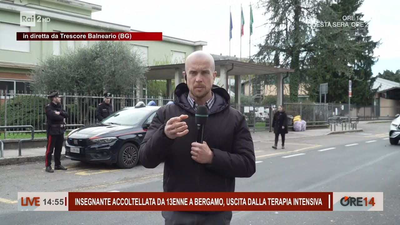 Bergamo, l'insegnante accoltellata &egrave; in via di miglioramento - Ore 14 del 26/03/2026