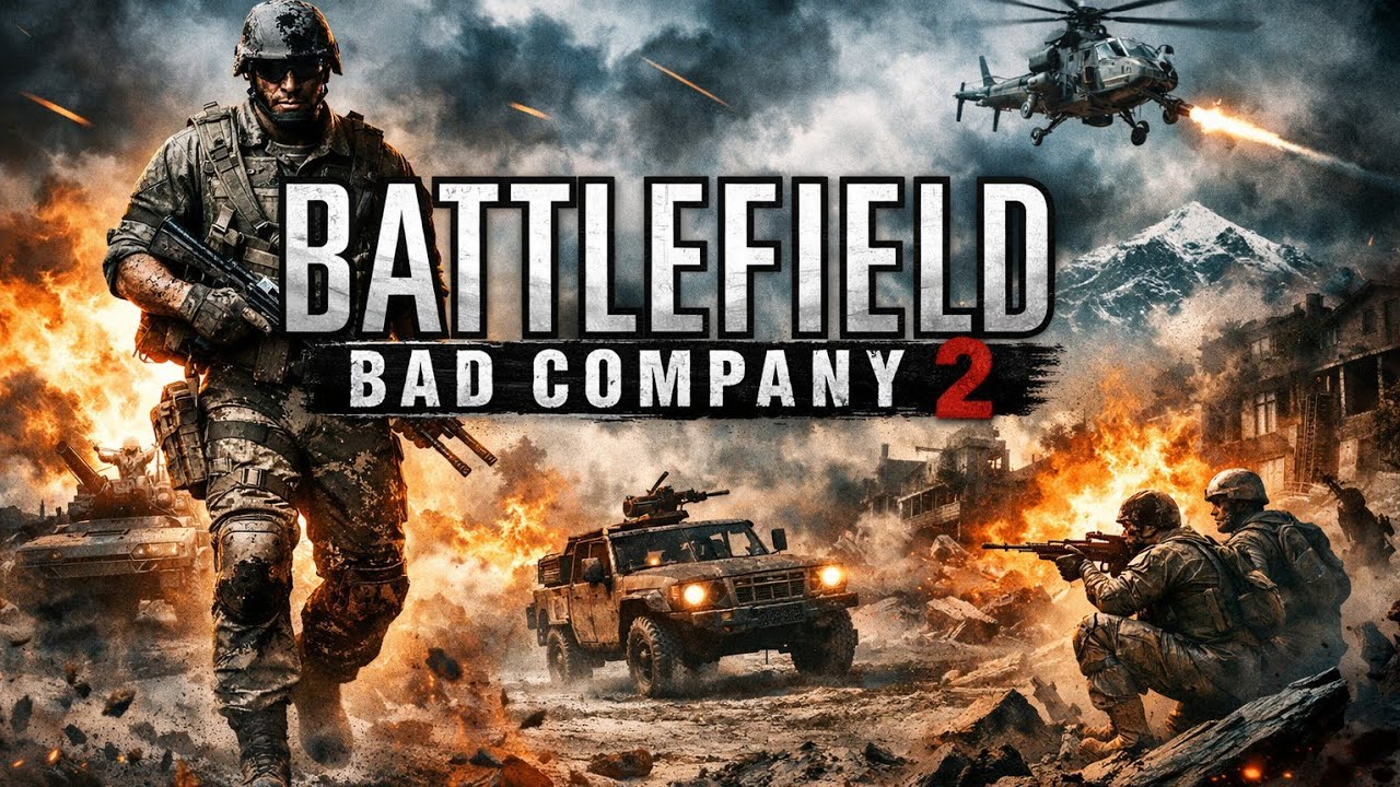 BATTLEFIELD BAD COMPANY 2 სიგიჟე დასასრული