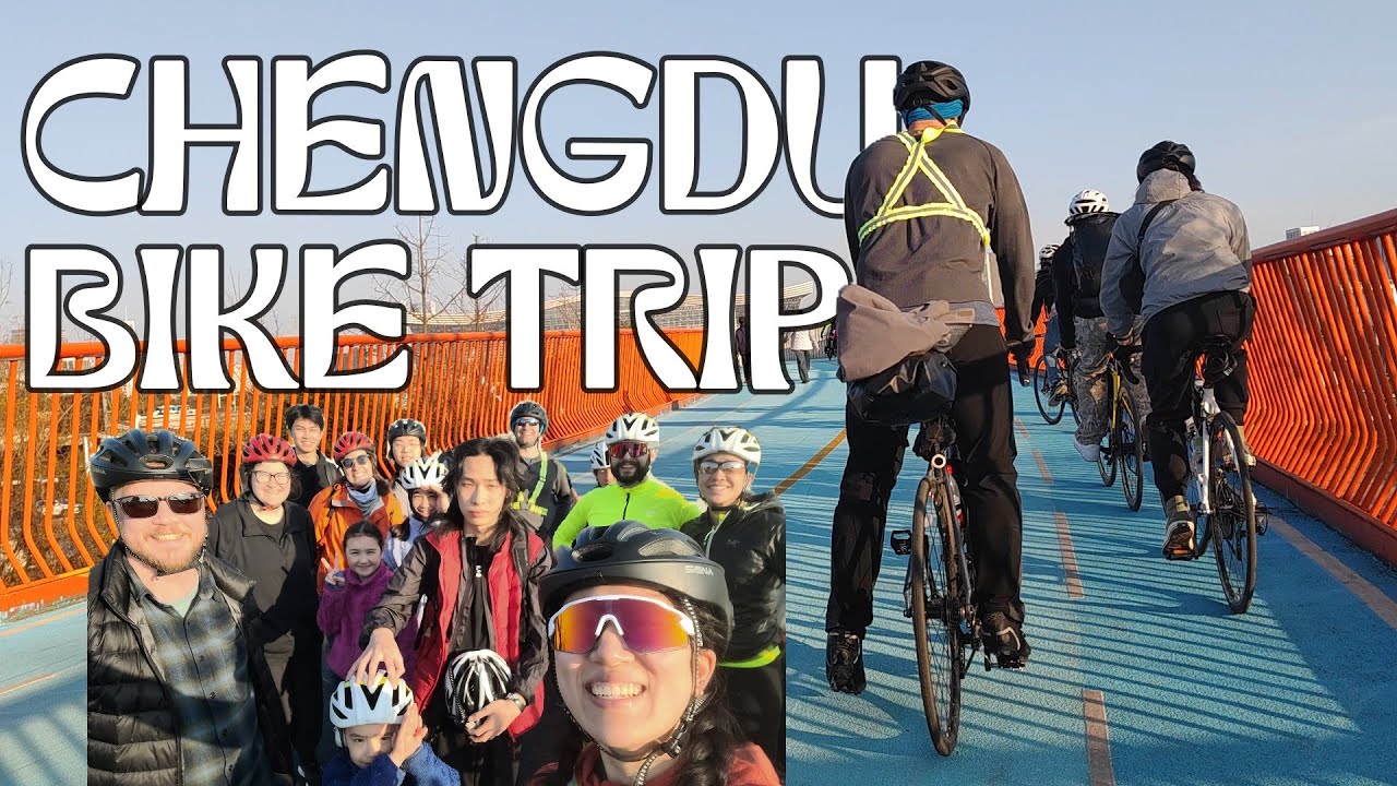 LIFE IN CHINA | Chengdu Bike Tour (200 km!!!) - Biking THE Tianfu Greenway 🚵