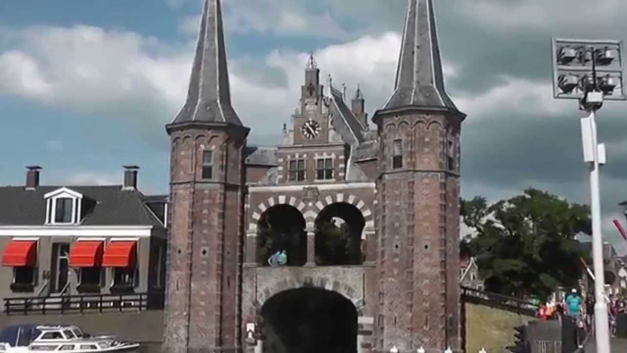 Sneek Waterpoort in Friesland The Netherlands 4 August 2014.