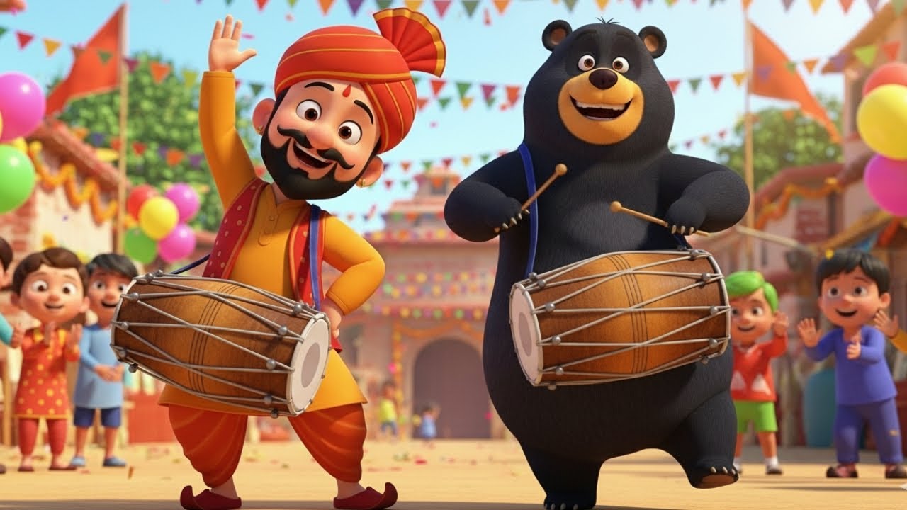 Kaalu Madari Aaya | कालू मदारी आया | Dancing Monkey Rhyme for Kids | Nursery rhymes #kalumadari
