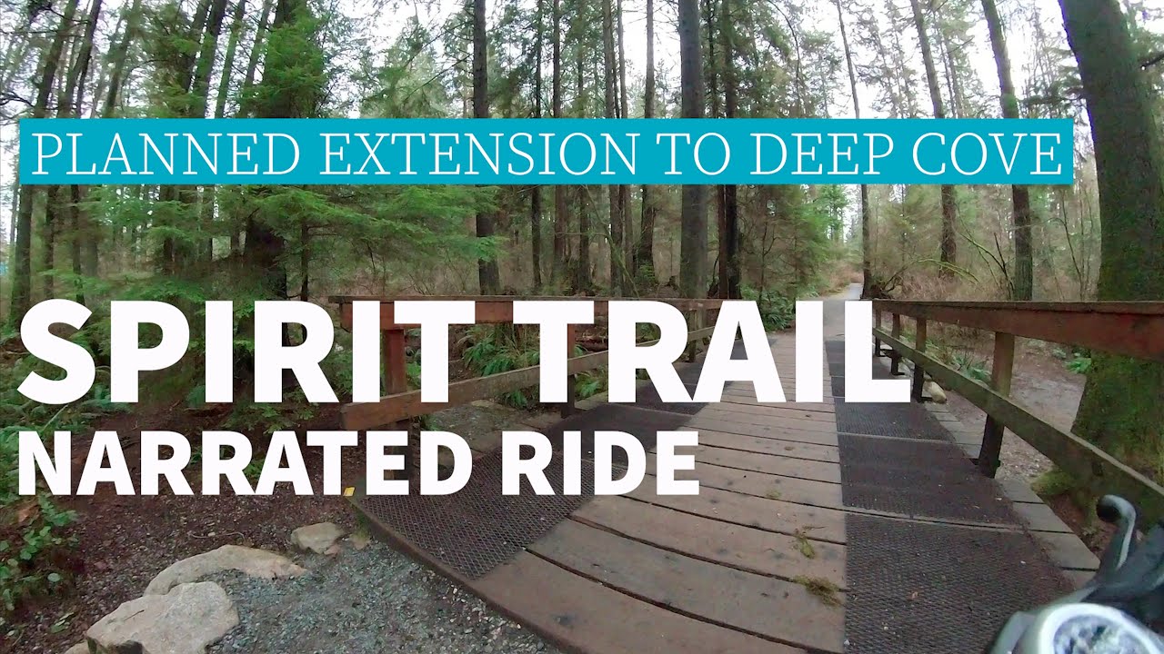 Cycling to Deep Cove through the forest | Proposed Spirit Trail Extension | Narrated Ride