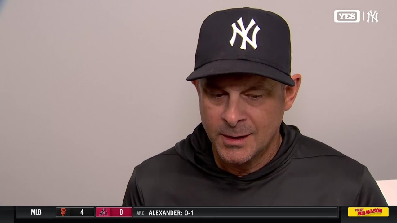 Aaron Boone on Clarke Schmidt's injury