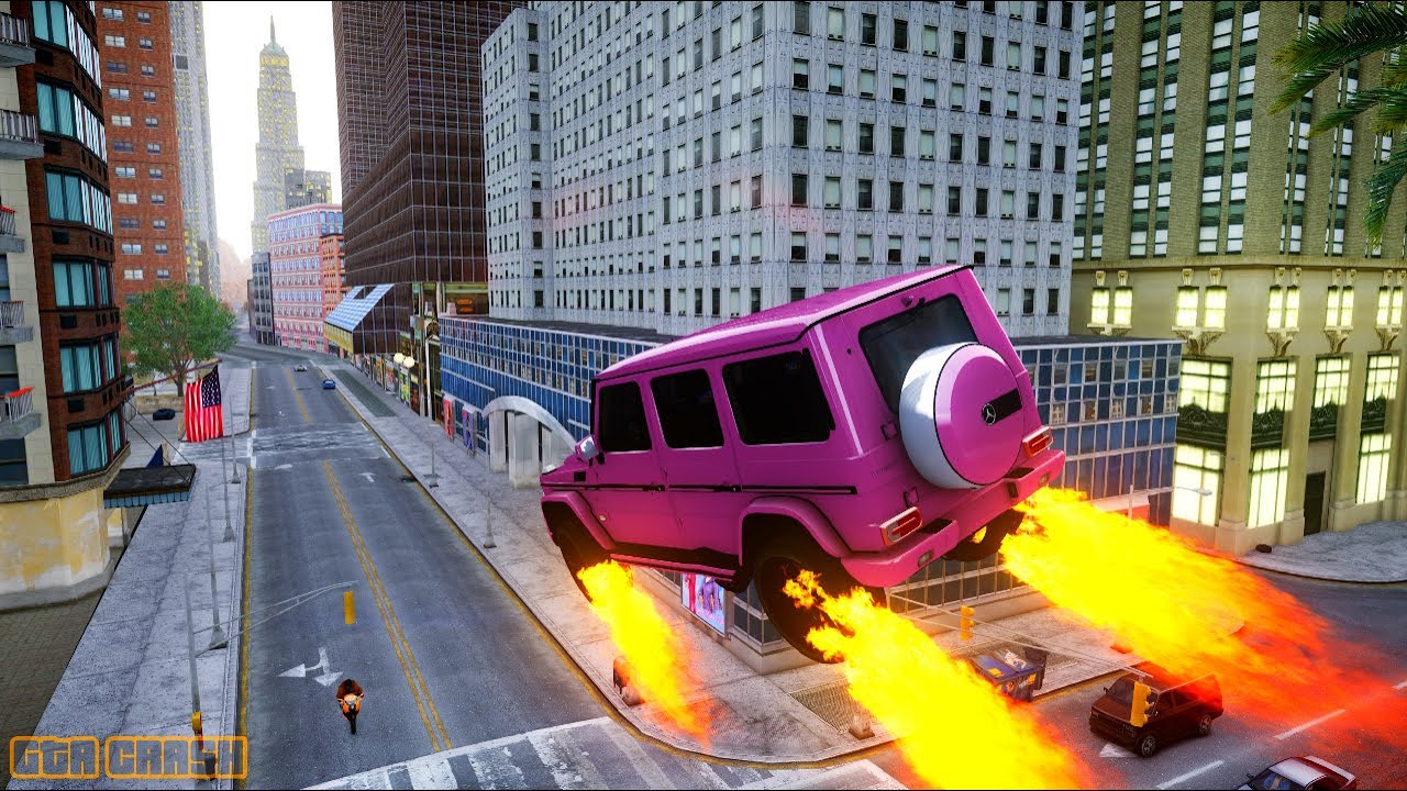 GTA 4 CRASH TESTING REAL CAR 668