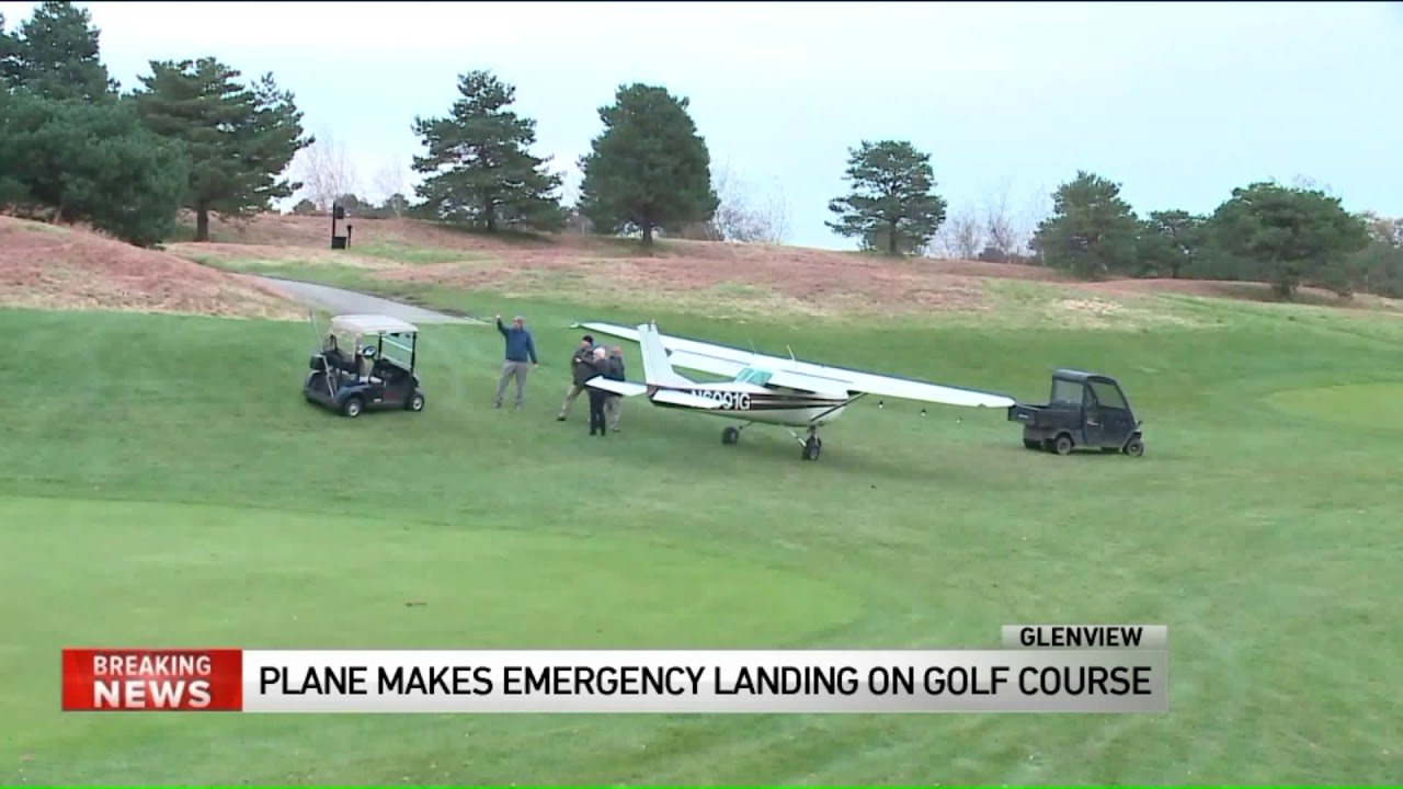 Plane makes emergency landing on golf course in northwest suburbs