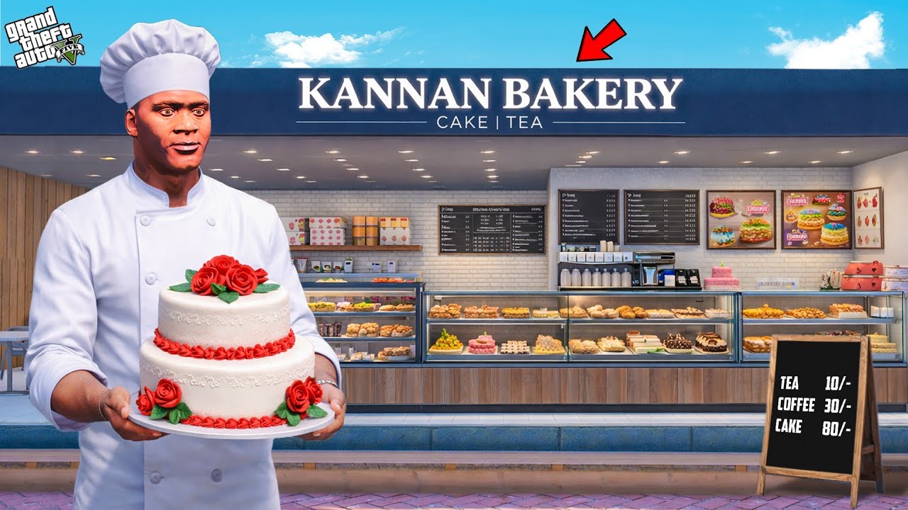 Franklin & Chithapu Build New Kannan yt Bakery in GTA 5