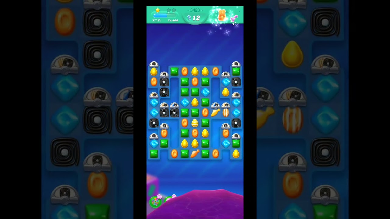 【Candy Crush Soda】Level3422,3423,3424【キャンディクラッシュソーダ】