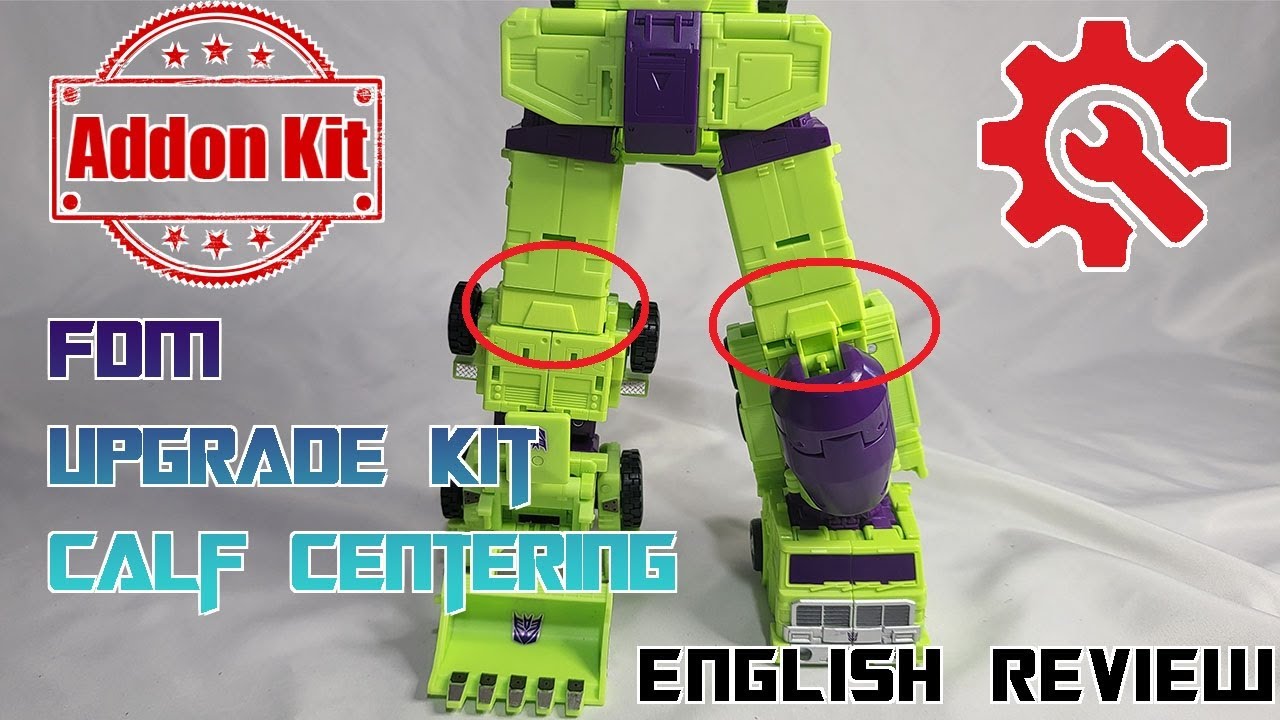 Video Review - FDM - Upgrade kit - Calf Centering - Studio Series 86 Devastator
