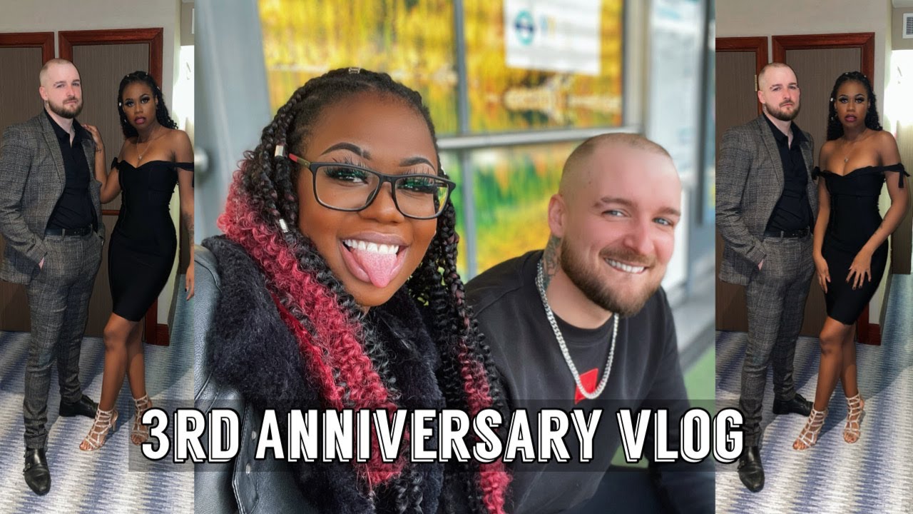 3 YEAR ANNIVERSARY VLOG |  HOTEL STAY, DINNER & GIFTS