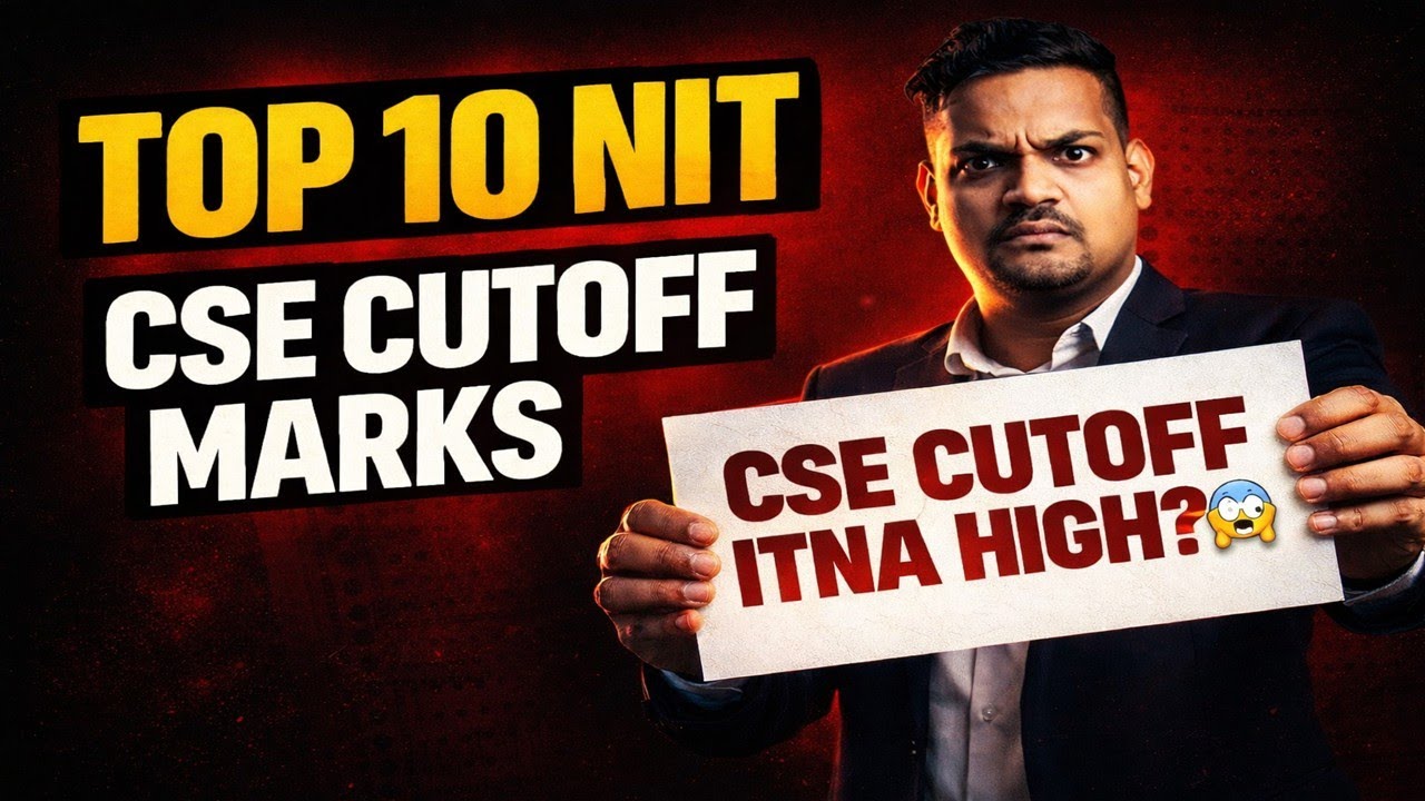 Top 10 NIT CSE Cutoff  | JEE MAINS 2026 | Marks Required