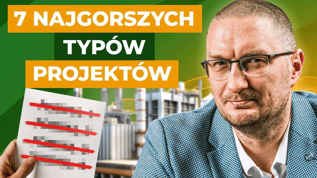 7 typ&oacute;w projekt&oacute;w przemysłowych kt&oacute;rych Wykonawcy NIE CHCĄ realizować