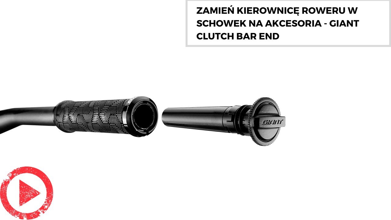 Zamień kierownicę roweru w schowek na akcesoria - Giant Clutch Bar End