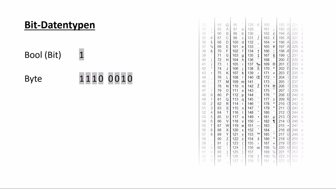Bit-Datentypen